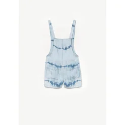 Salopette fille, short HELLASGI bleu
