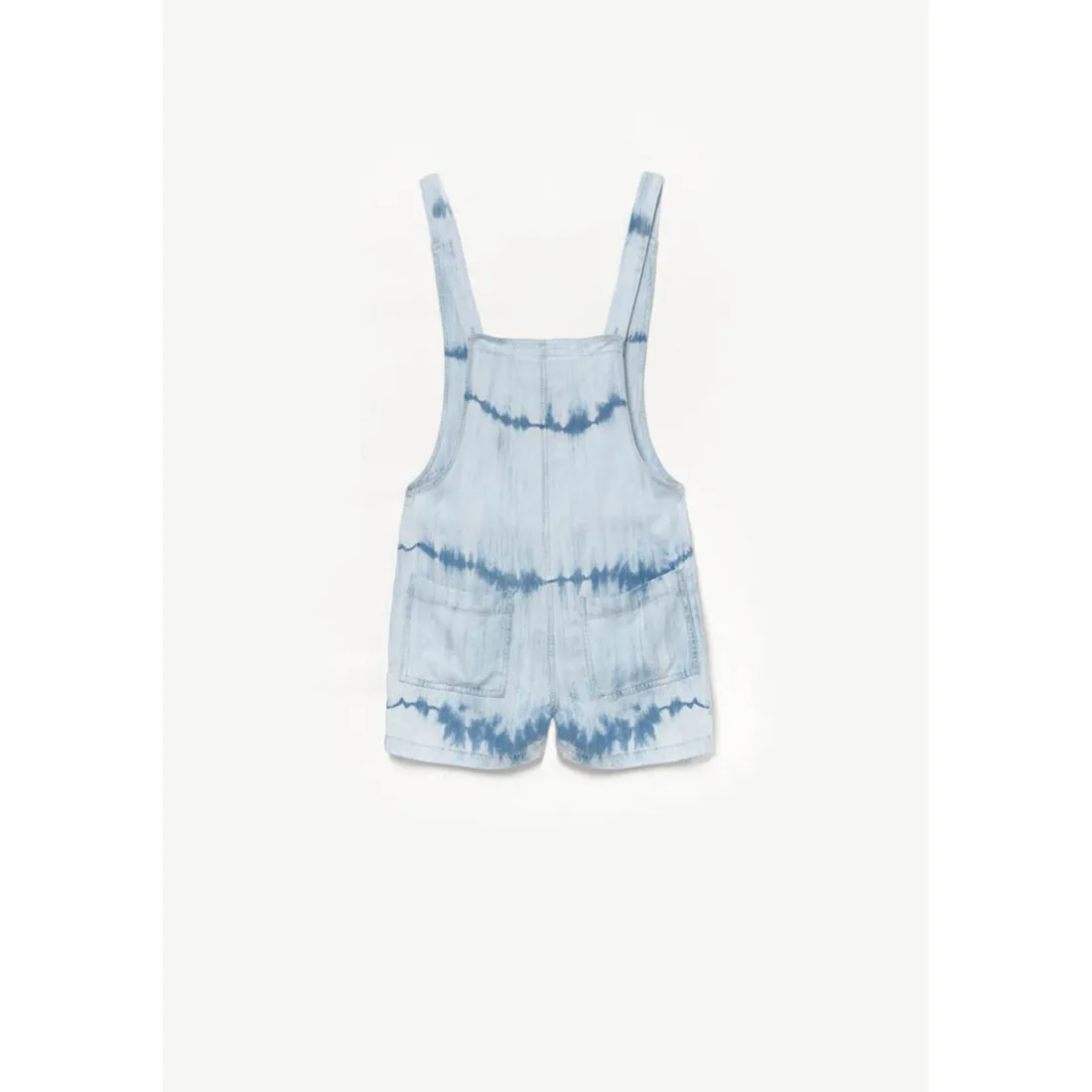 Salopette fille, short HELLASGI bleu
