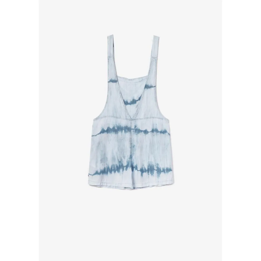 Salopette fille, short HELLASGI bleu