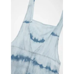 Salopette fille, short HELLASGI bleu