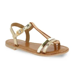 Sandale Enfant Bada Or/Multi - Les Tropéziennes en cuir