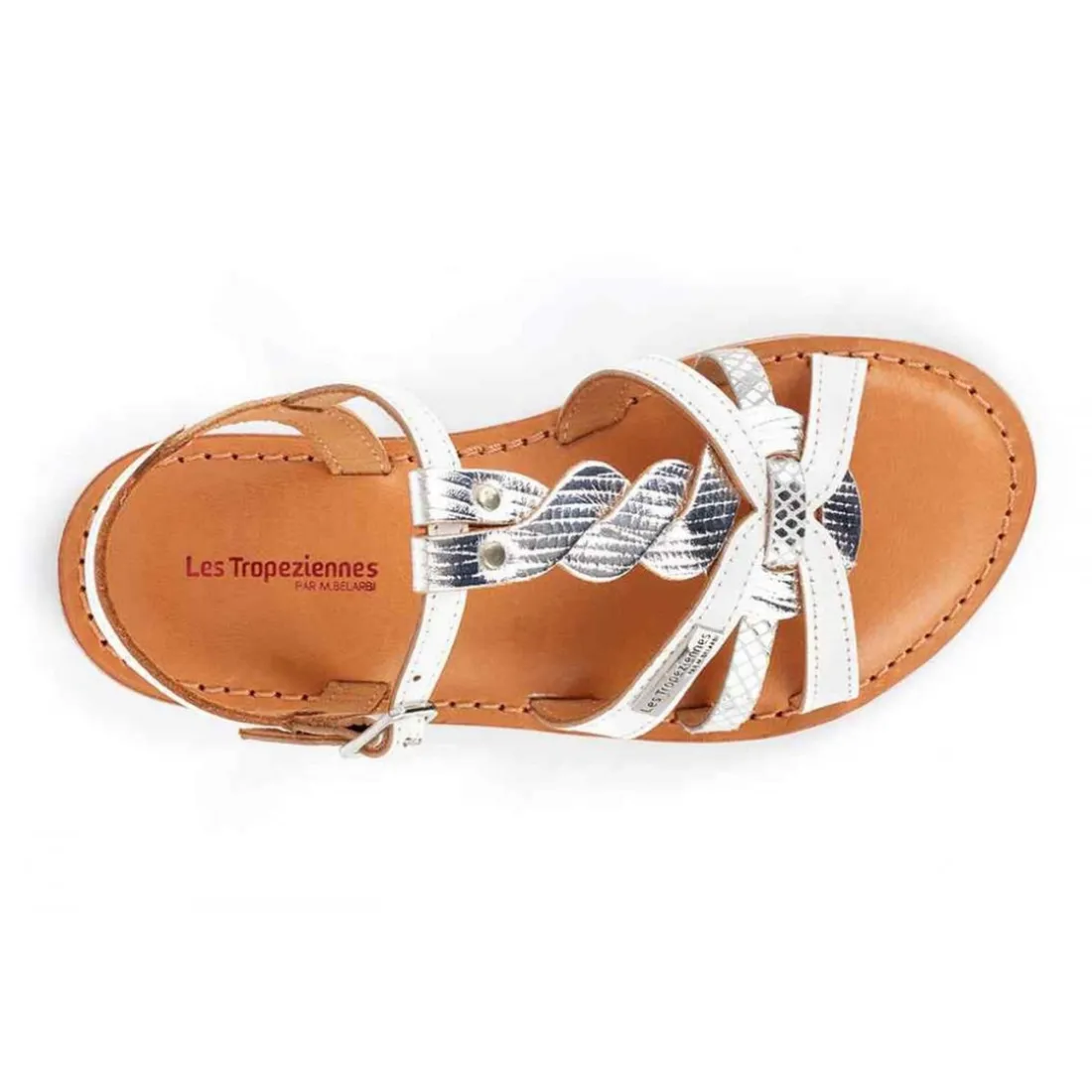 Sandale enfant BADAMI Blanc en cuir