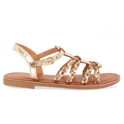 Sandale enfant BAIA or en cuir