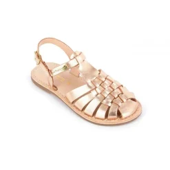 Sandale enfant IDENE Doré en cuir