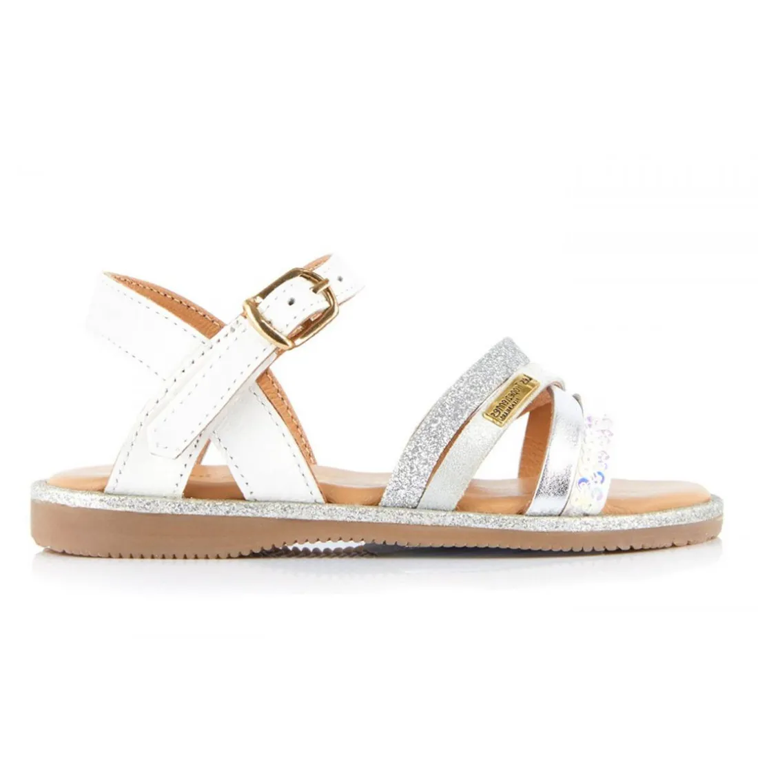 Sandale enfant INAYA blanc en cuir