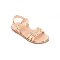 Sandale enfant ISIDOR Rose en cuir