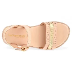 Sandale enfant ISIDOR Rose en cuir