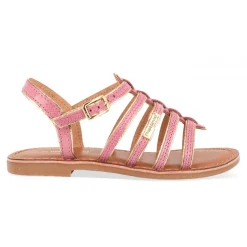 Sandale enfant MONZAR rose en cuir