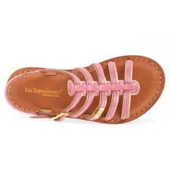 Sandale enfant MONZAR rose en cuir