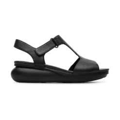 Sandale Femme Balloon noir en cuir
