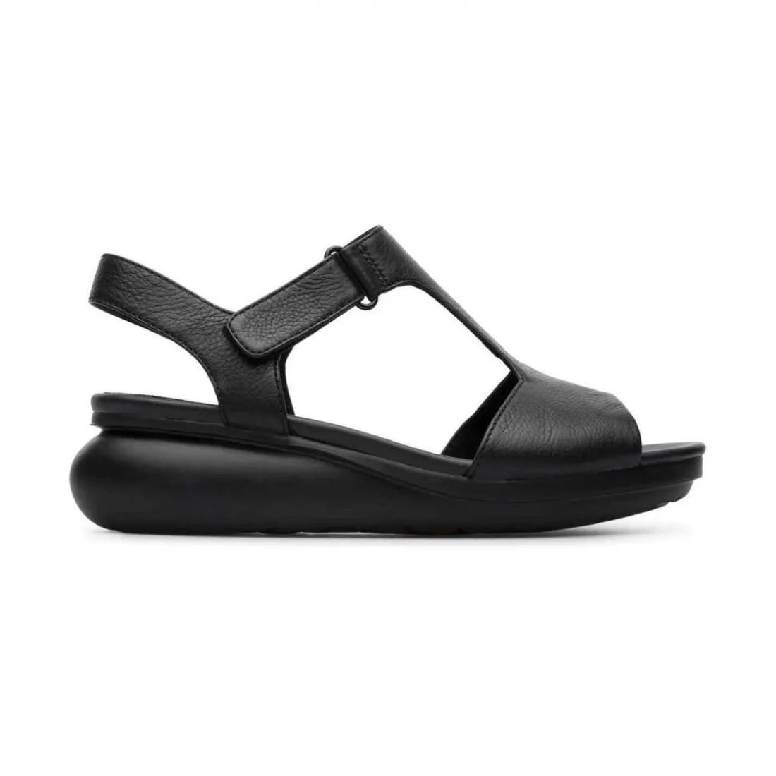 Sandale Femme Balloon noir en cuir