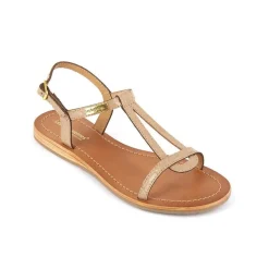 Sandale Femme Hacroc Nude - Les Tropéziennes en cuir