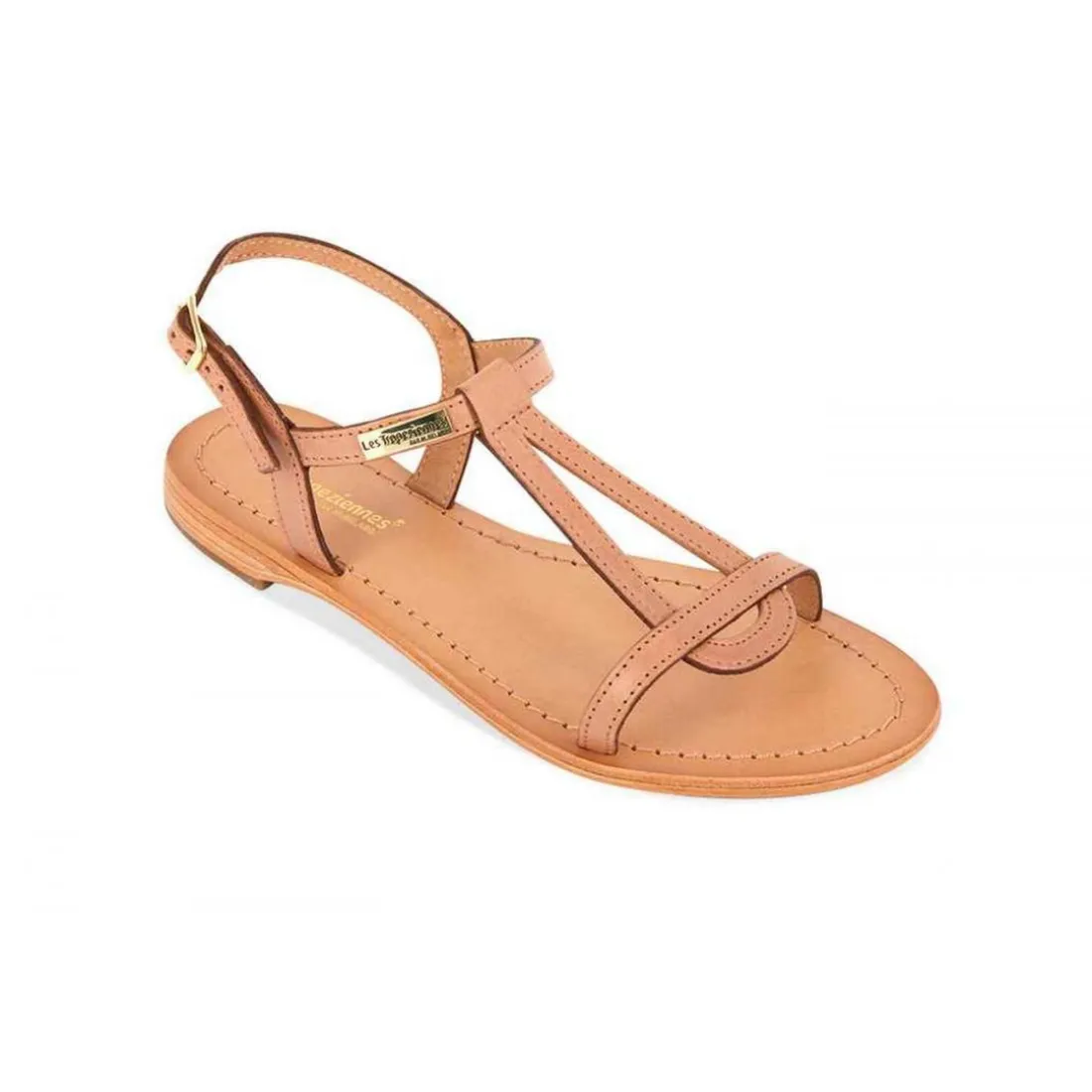 Sandale femme HAMESS Nude en cuir