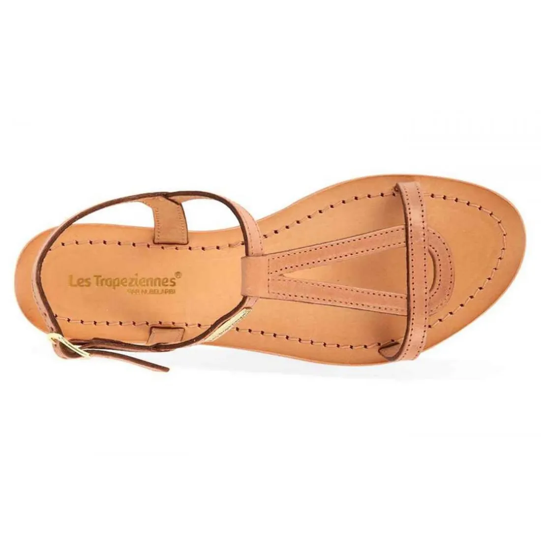 Sandale femme HAMESS Nude en cuir