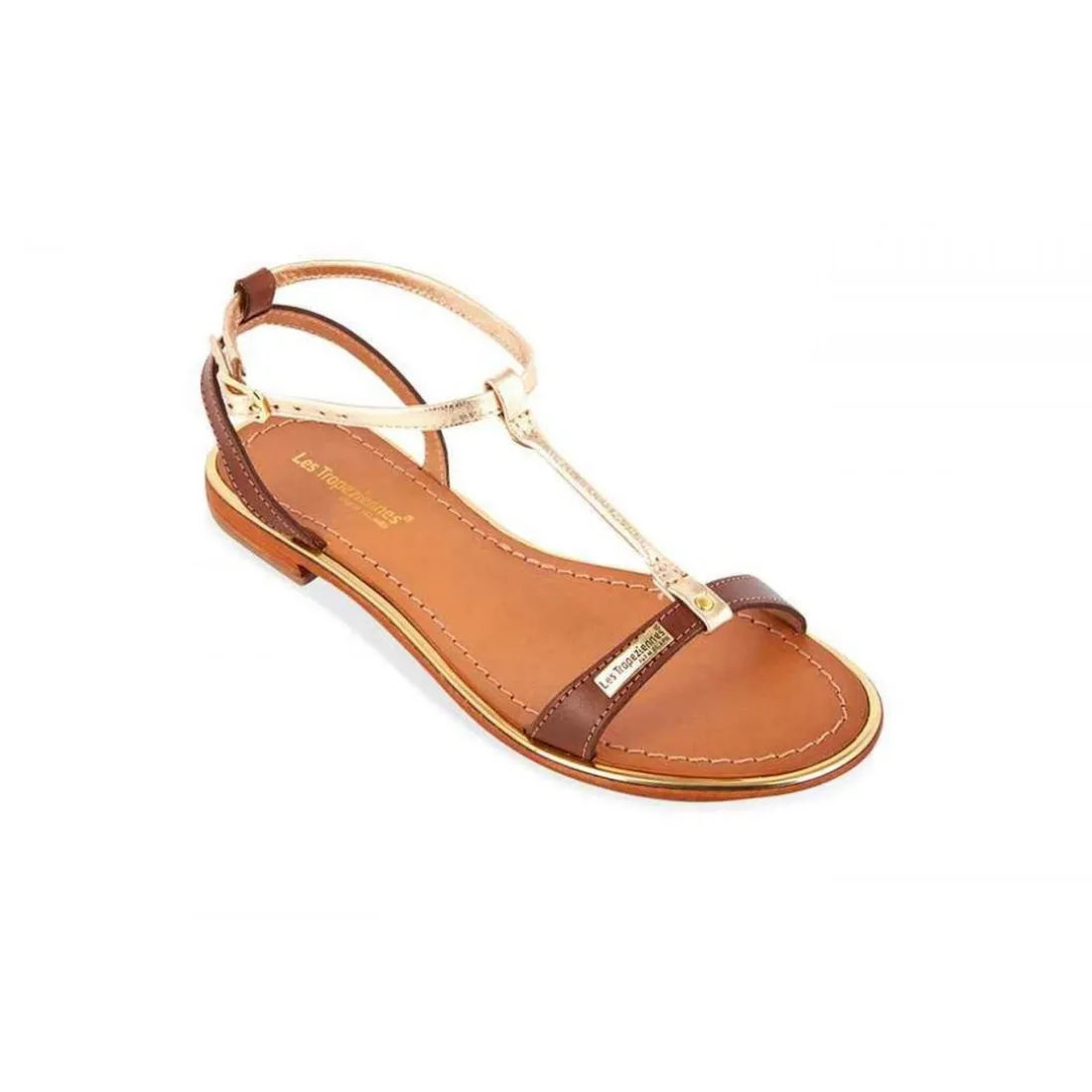 Sandale femme HANAKIN Marron en cuir