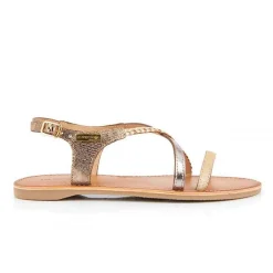 Sandale femme HANANO Doré en cuir