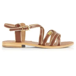 Sandale Femme Hapax Tan - Les Tropéziennes marron en cuir