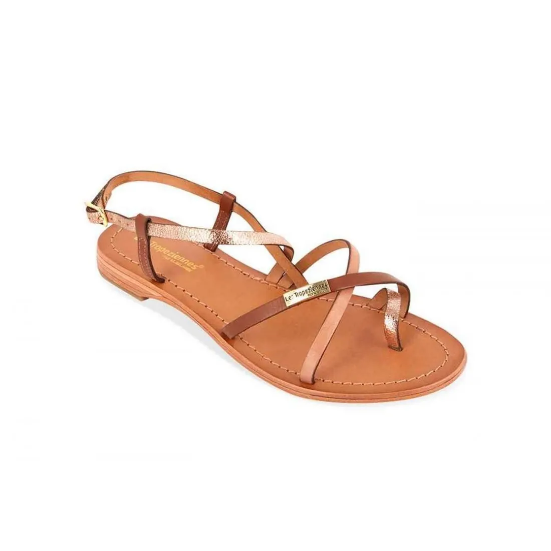 Sandale femme HASTINE Nude en cuir