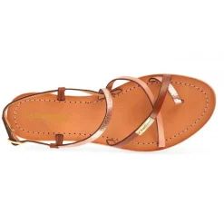 Sandale femme HASTINE Nude en cuir