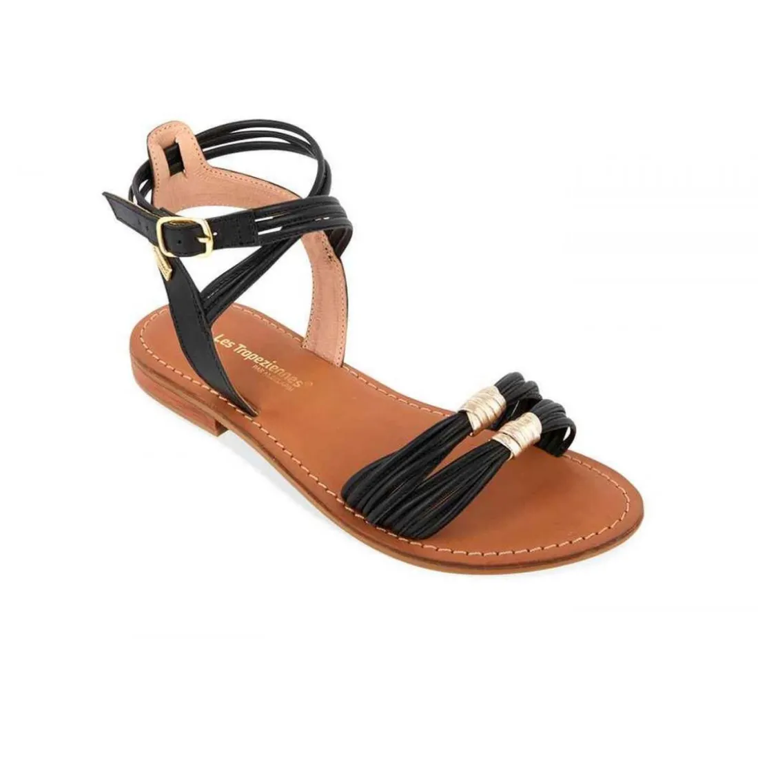 Sandale femme IDUMEA Noir en cuir
