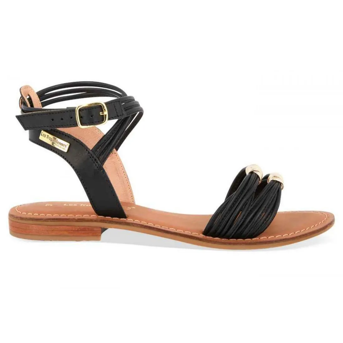 Sandale femme IDUMEA Noir en cuir