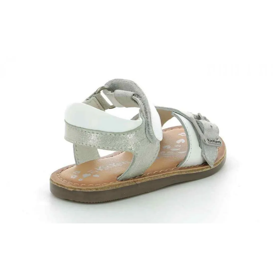 Sandale Fille DIAZZ blanc en cuir