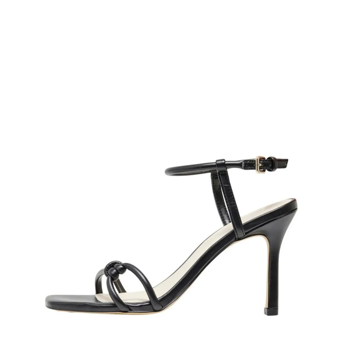 Sandales à talons Haut Bout ouvert noir