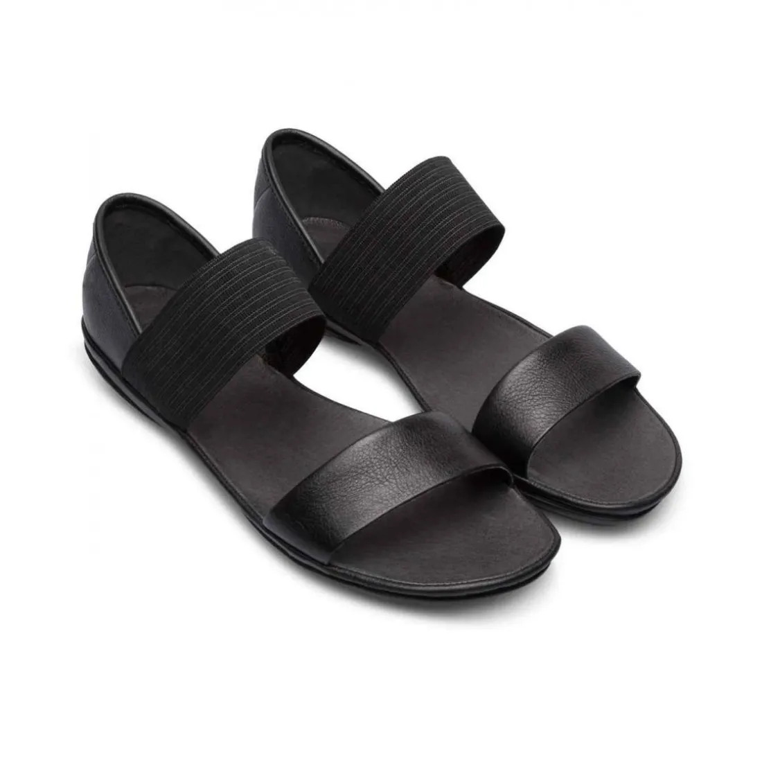 Sandales femme RIGHT noir en cuir