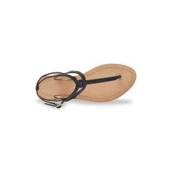 Sandales HAMADO noir-serp en cuir