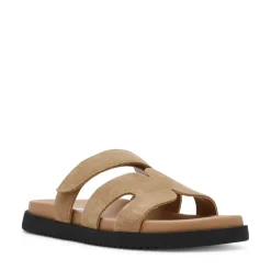 Sandales Missile suede taupe en cuir