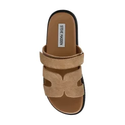 Sandales Missile suede taupe en cuir