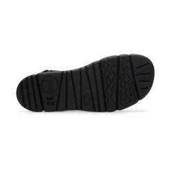 Sandales Oruga noir en cuir