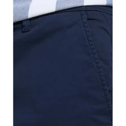 Short chino homme bleu marine en coton