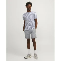 Short chino homme gris en coton Ian