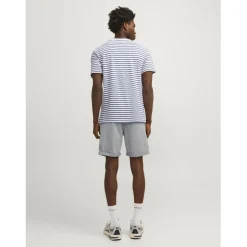 Short chino homme gris en coton Ian