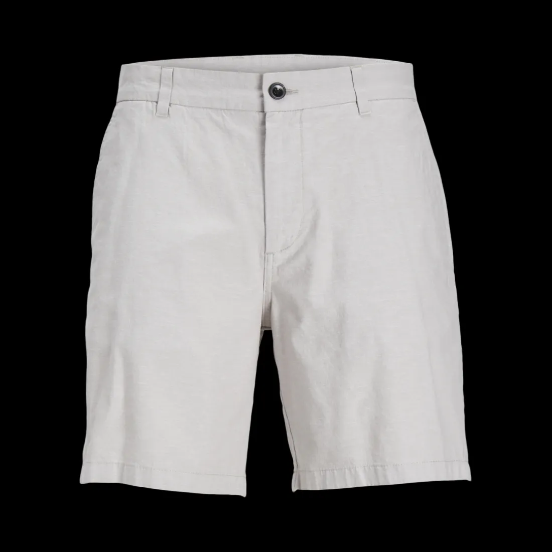 Short coupe classique homme beige en coton