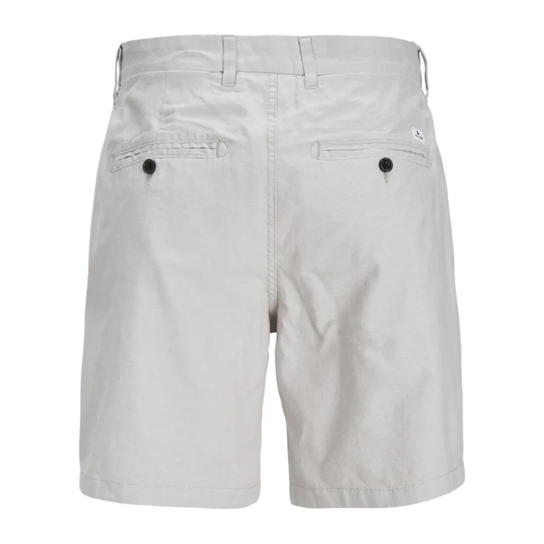 Short coupe classique homme beige en coton