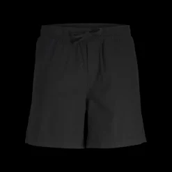 Short de jogging homme noir en coton