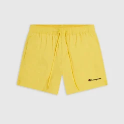 Short de plage jaune pour homme
