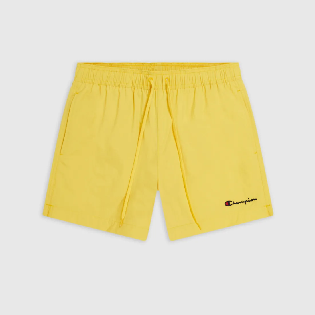 Short de plage jaune pour homme