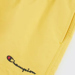 Short de plage jaune pour homme