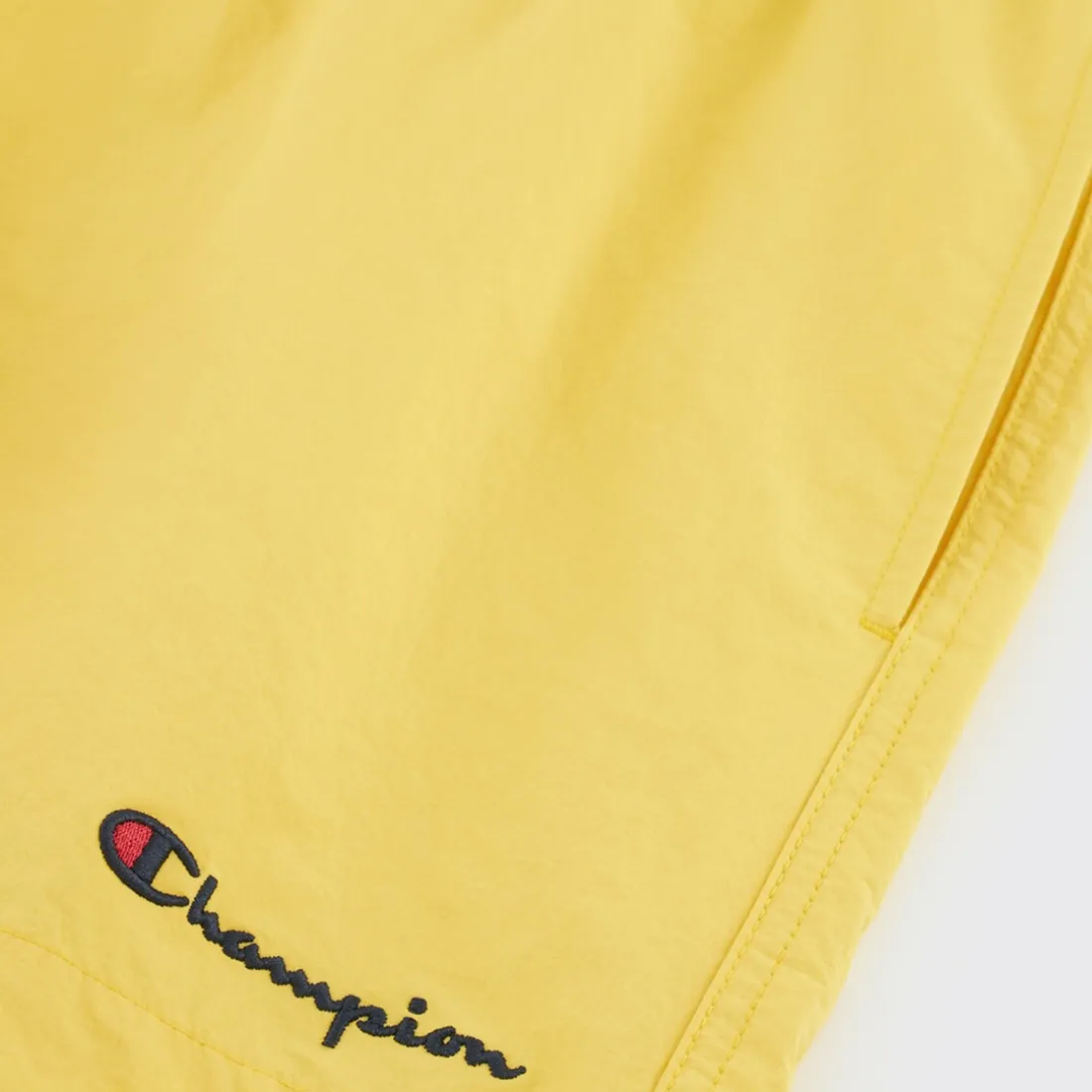 Short de plage jaune pour homme
