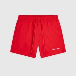 Short de plage rouge pour homme
