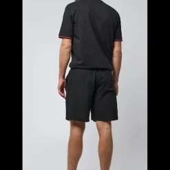 Short en coton TURIN Black noir