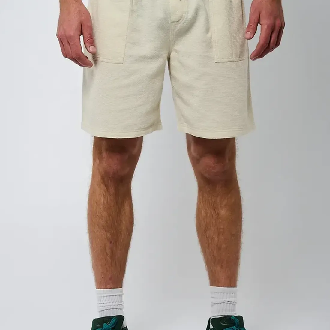 Short en coton TURIN Craie écru