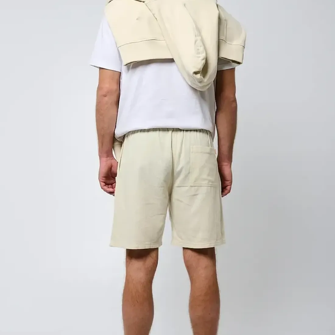 Short en coton TURIN Craie écru