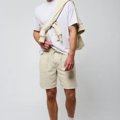 Short en coton TURIN Craie écru
