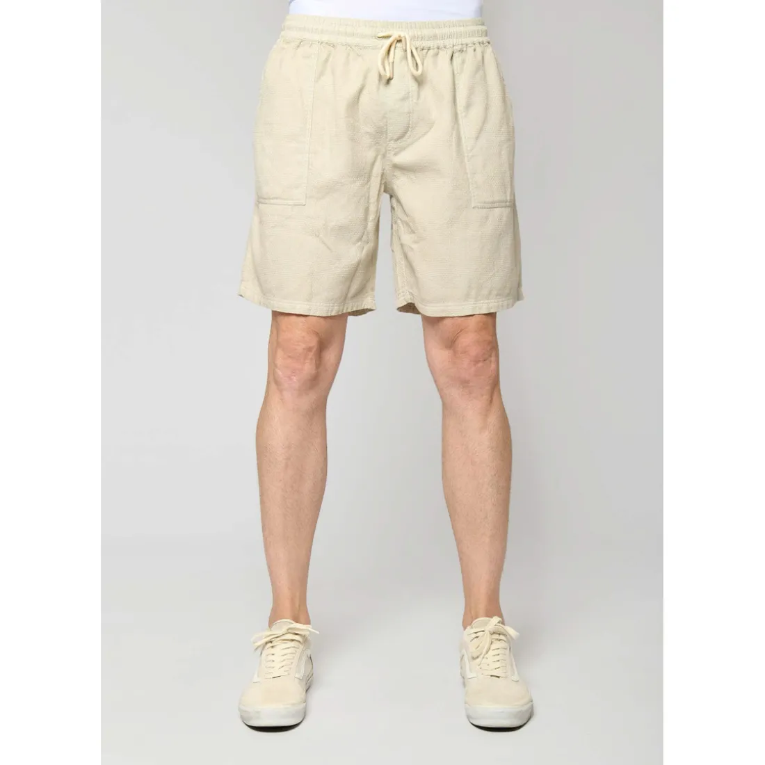 Short en coton TURIN Craie écru