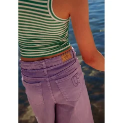Short en jeans fille CARPUGI violet Nea