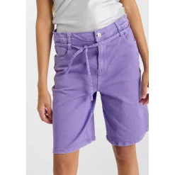 Short en jeans fille CARPUGI violet Nea